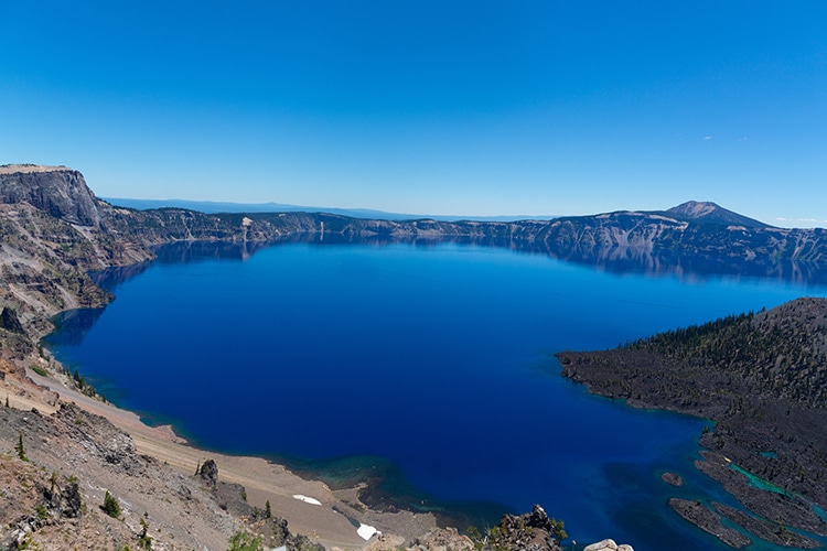 le lac Upper Klamath en Oregon